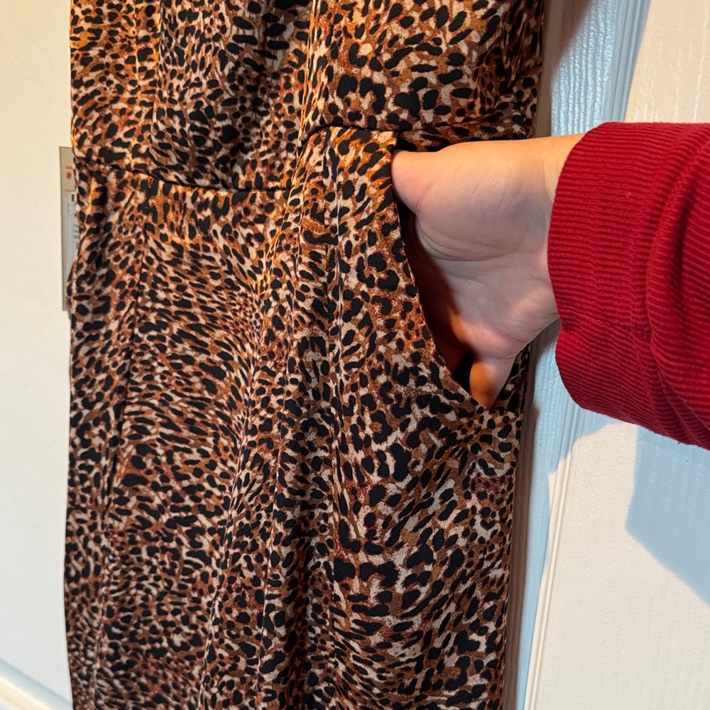 Idyllwind Brown Animal Print Maxi Dress - Picture 3 of 6